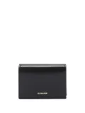Jil Sander logo-lettering card holder - Black