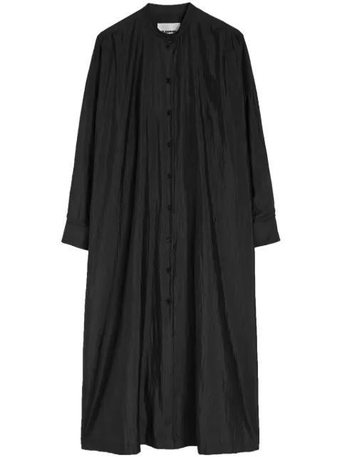 Jil Sander satin shirt dress