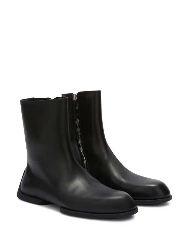JIL SANDER（ジルサンダー） カーフレザー サイドジップブーツ