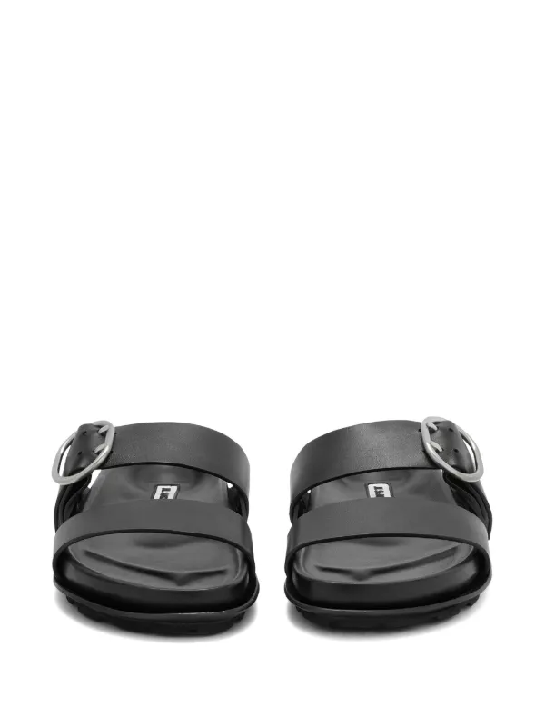 Jil Sander フラットサンダル | ブラック | FARFETCH JP
