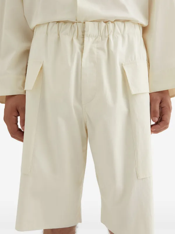 【関税込み】Jil Sander ホワイト テーラードショートパンツ Jil Sander ショートパンツ | ホワイト | FARFETCH JP