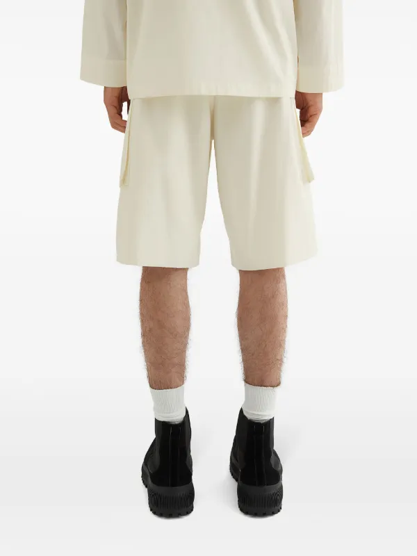 【関税込み】Jil Sander ホワイト テーラードショートパンツ Jil Sander ショートパンツ | ホワイト | FARFETCH JP