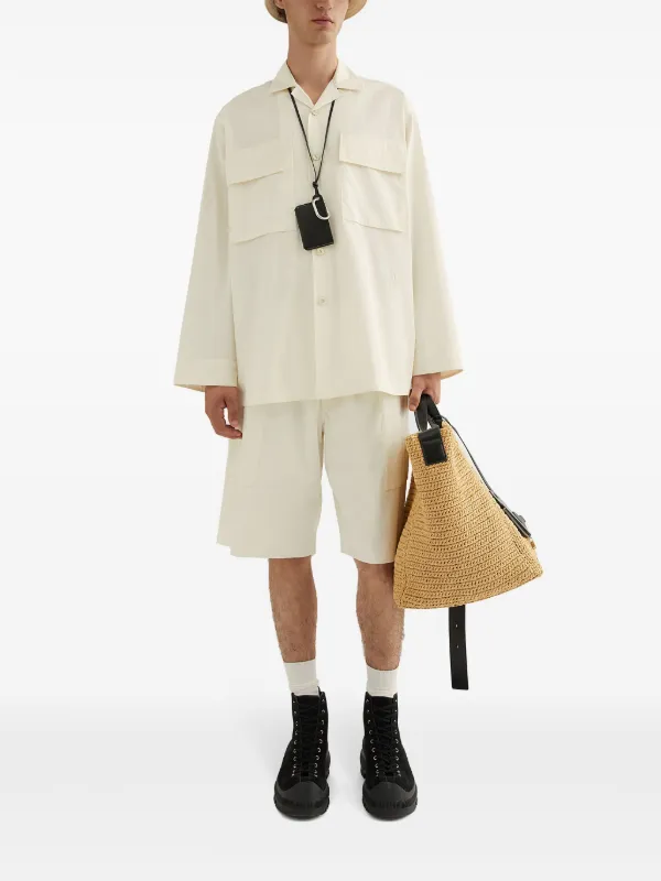 【関税込み】Jil Sander ホワイト テーラードショートパンツ Jil Sander ショートパンツ | ホワイト | FARFETCH JP