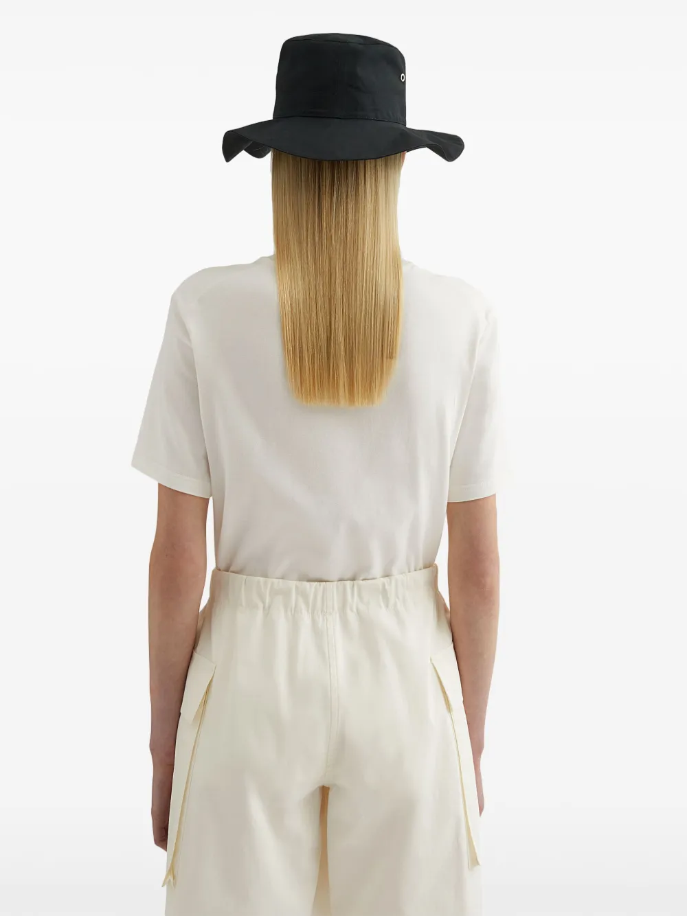 Jil Sander T-shirt met ronde hals Wit