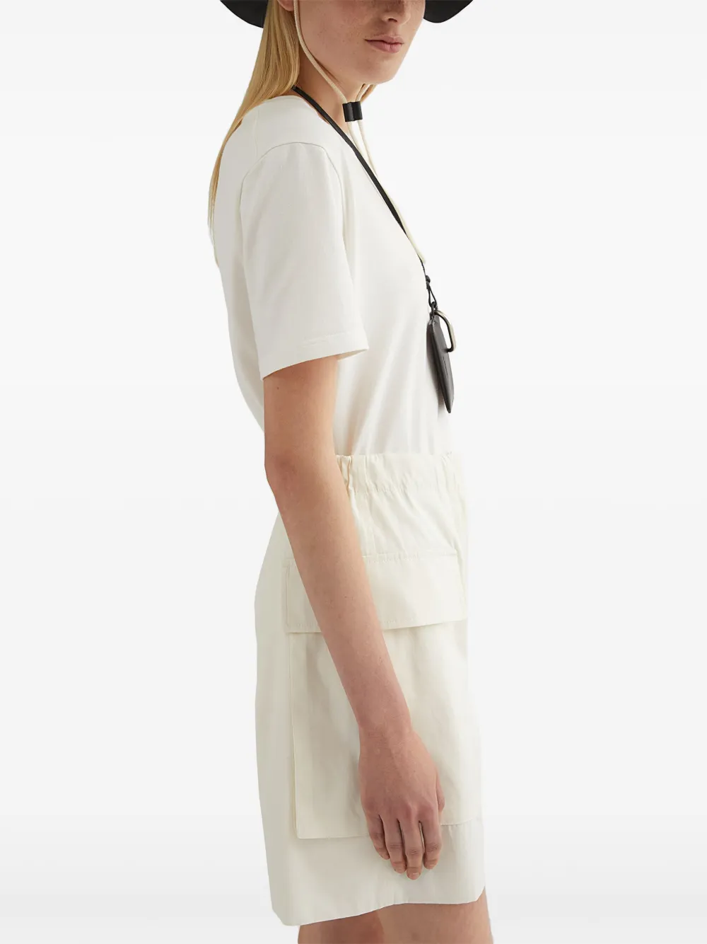 Jil Sander T-shirt met ronde hals Wit