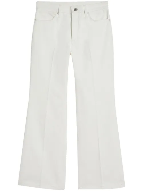 Jil Sander jean évasé - Blanc - Jil Sander - Modalova