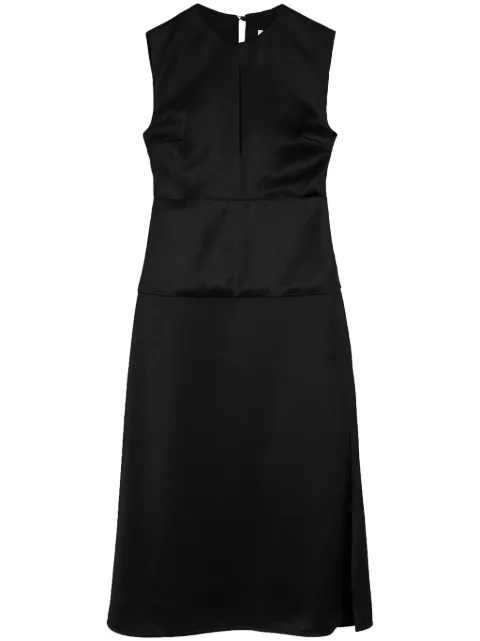 Jil Sander vestido midi con detalle de aberturas