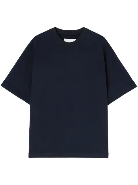 Jil Sander playera con cuello redondo