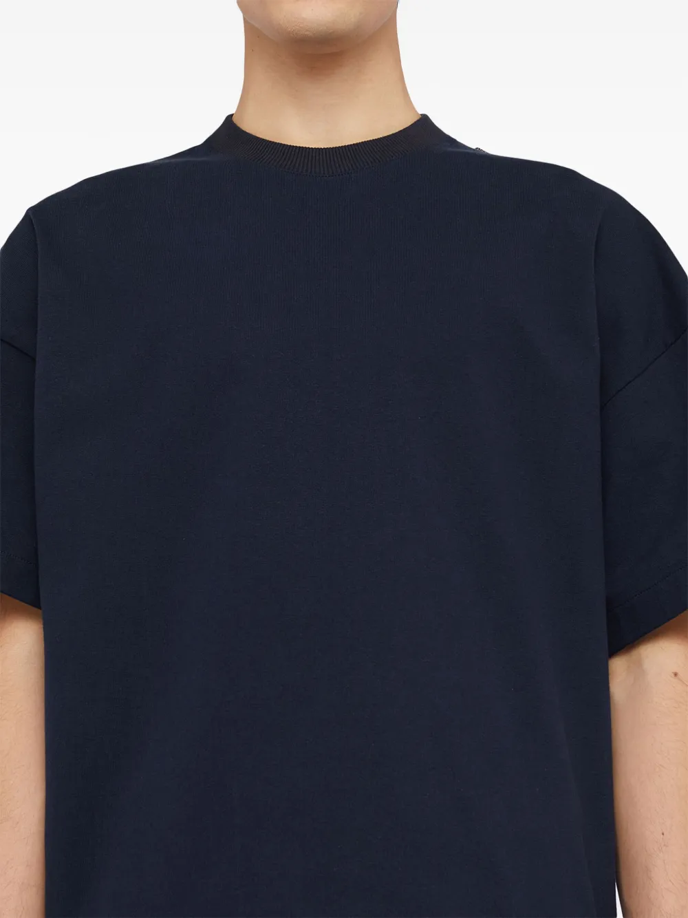 Jil Sander T-shirt met ronde hals Blauw