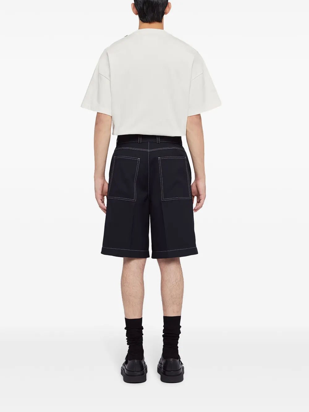 Jil Sander T-shirt met ronde hals Wit