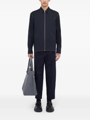 【値下げ】JILSANDER サックスブルー　シャツジャケット Jil Sander（ジルサンダー）シャツジャケット - FARFETCH