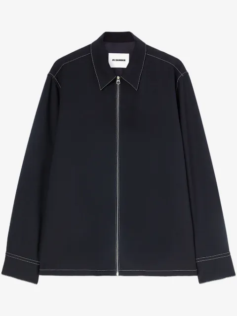 Jil Sander zip-up shirt jacket
