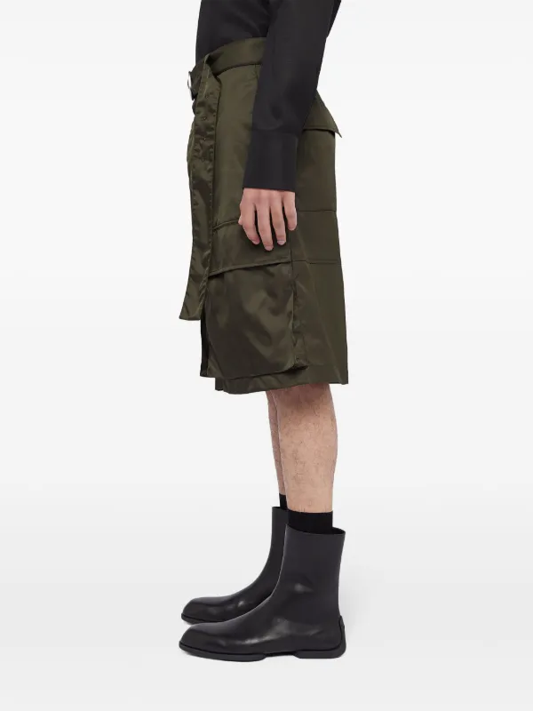 Jil Sander ベルテッド ショートパンツ | グリーン | FARFETCH JP