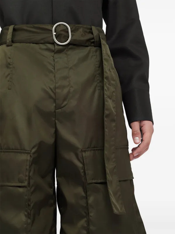 Jil Sander ベルテッド ショートパンツ | グリーン | FARFETCH JP