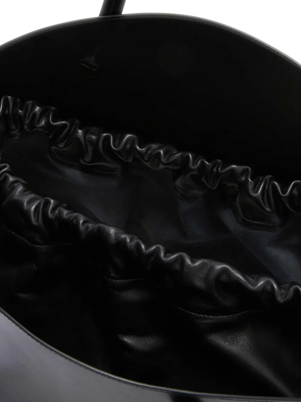Jil Sander Curve grote schoudertas Zwart