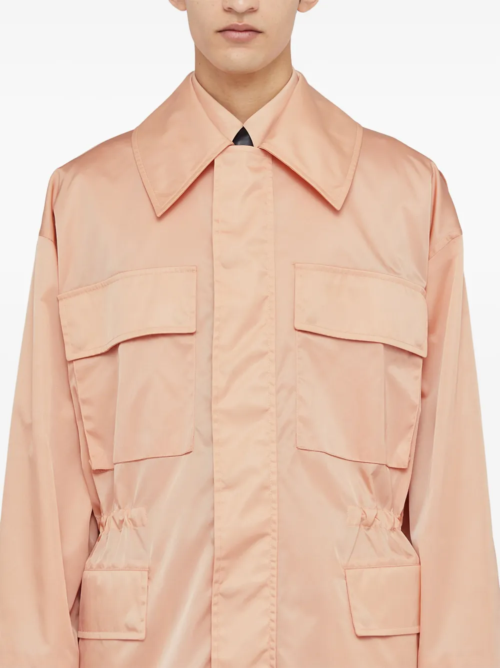 Jil Sander Jack met verborgen sluiting Roze