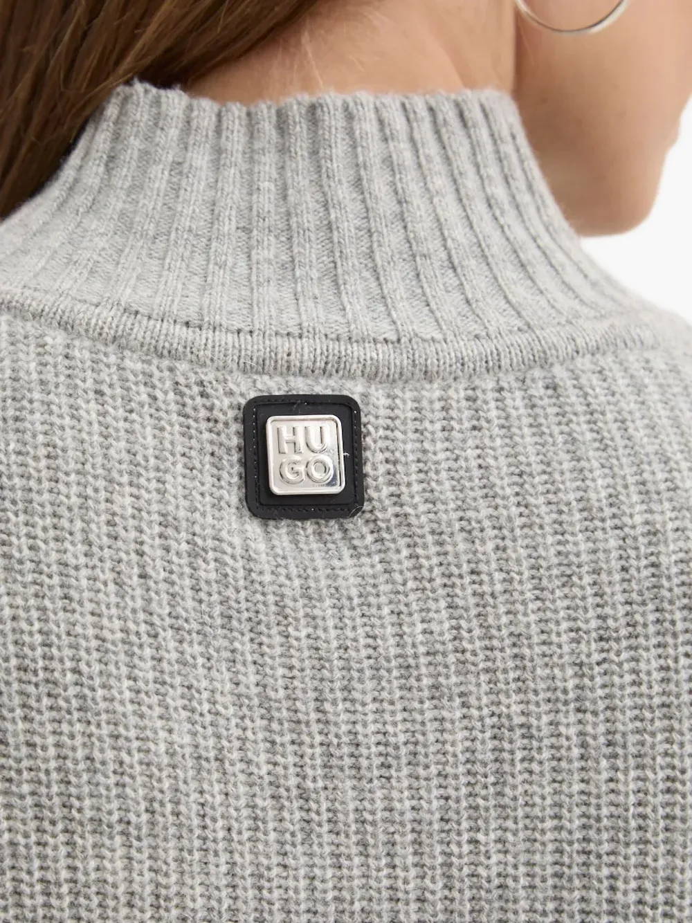HUGO Coltrui met uitgesneden details Grijs