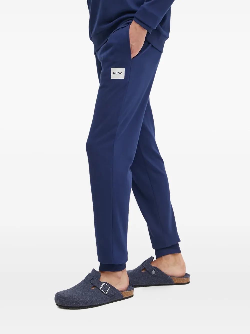HUGO logo-patch track pants | Blue | Image 1