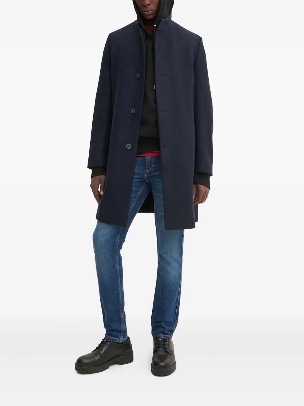 HUGO Denim jeans met patch - Blauw