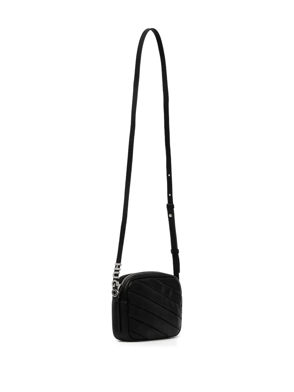 HUGO Gewatteerde crossbodytas Zwart
