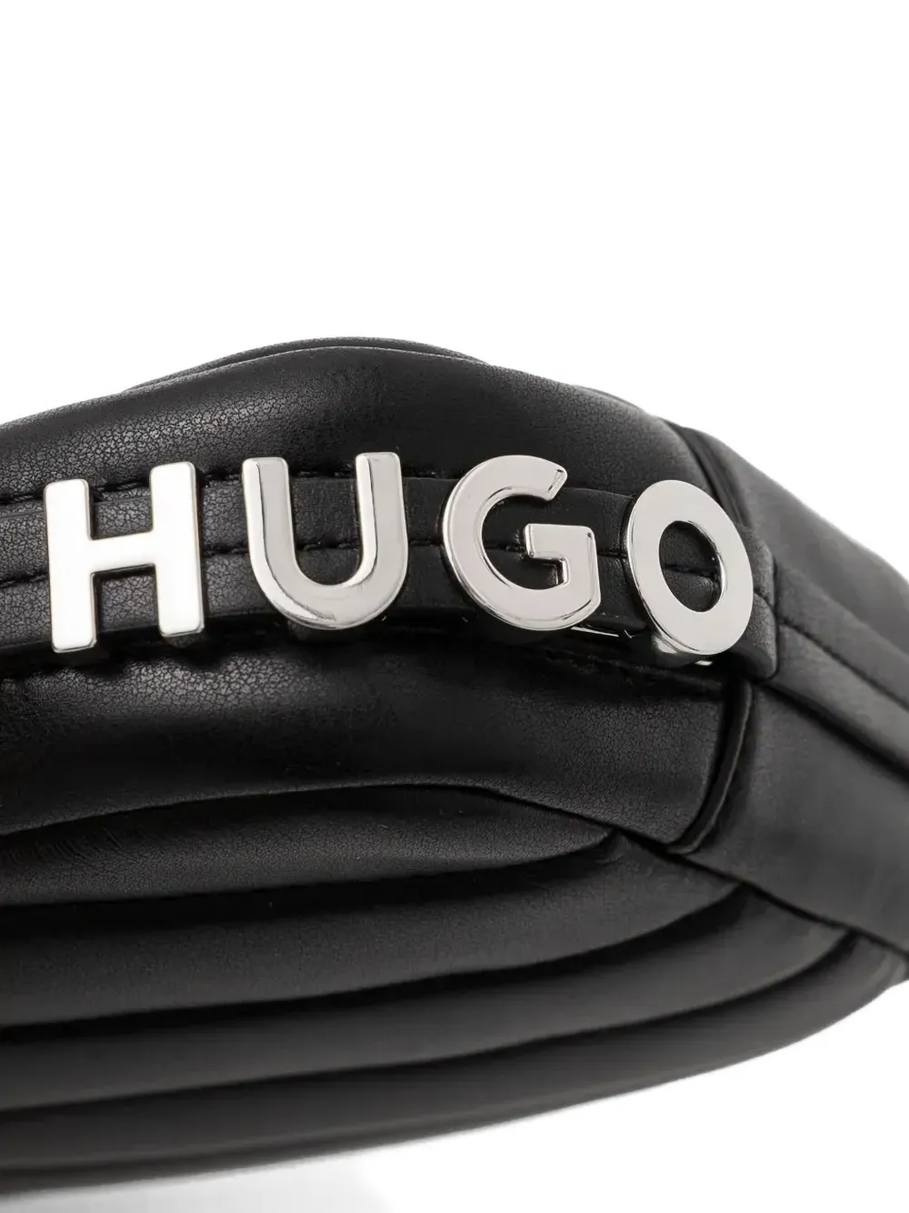HUGO Gewatteerde crossbodytas Zwart