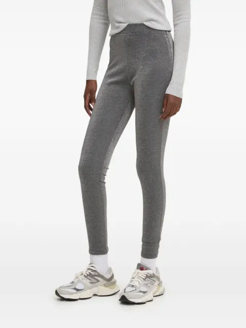HUGO Leggings mit Logo-Applikation