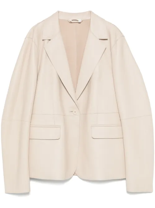Blazer en cuir - P.A.R.O.S.H. - Modalova