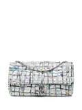 CHANEL Pre-Owned 2014 Medium Calfskin Hand Painted Graffiti Flap crossbody bag - White