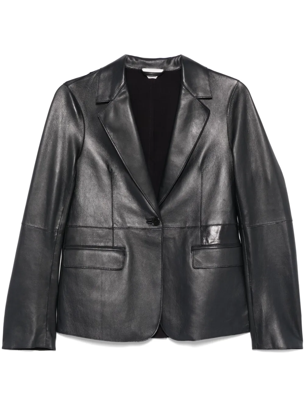 leather blazer