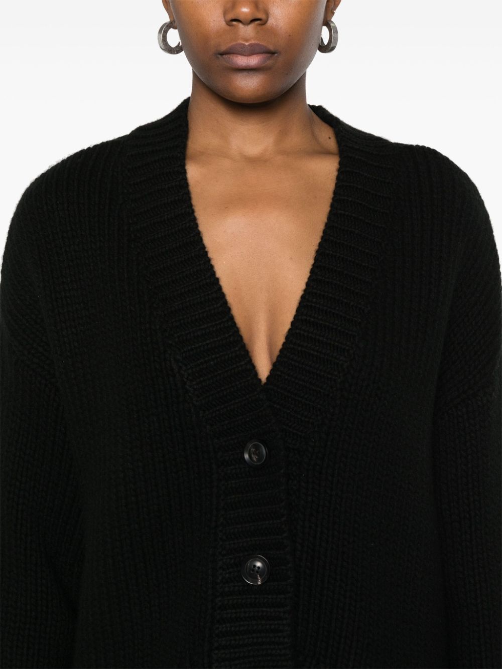 Shop Le Kasha Kamal Cardigan In Black