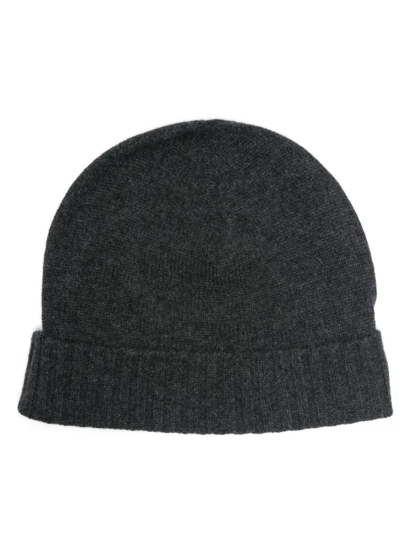 Le Kasha Fine-knit Beanie in Grey