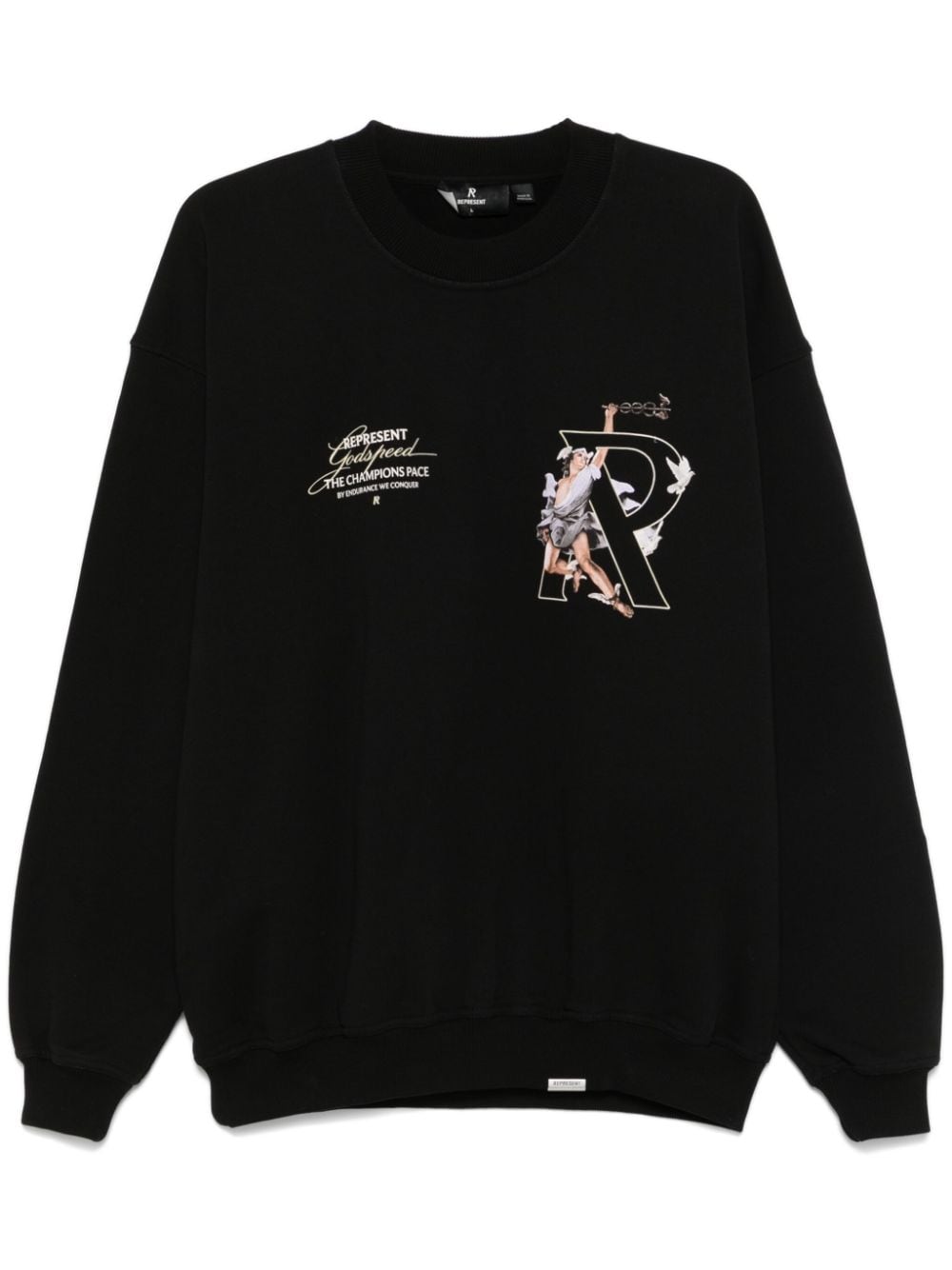 Represent Hermes Sweatshirt In Black