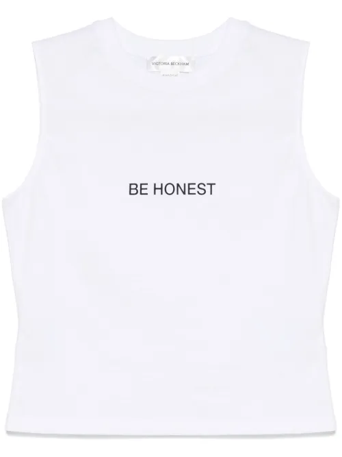 T-shirt Be Honest - Victoria Beckham - Modalova