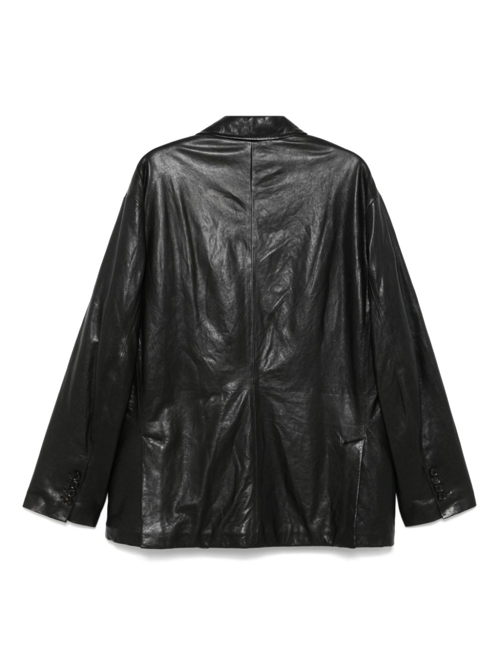 Bally leather blazer - Zwart