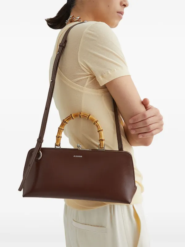 最安挑戦！ Jil Sander Small Goji Shoulder Bag | Brown | FARFETCH JO バッグ