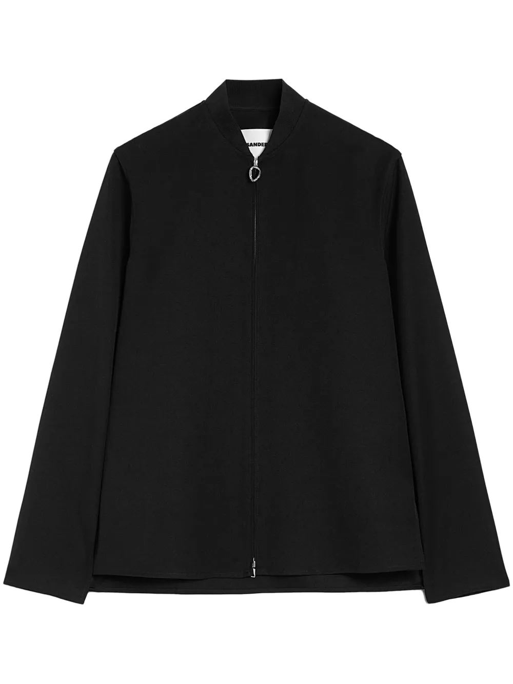 Jil Sander Blouse met rits Zwart