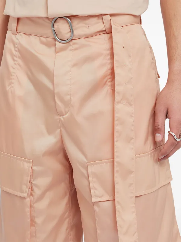 【JilSander】ジルサンダー ショートパンツ(ピンク) Jil Sander ベルテッド ショートパンツ | ピンク | FARFETCH JP