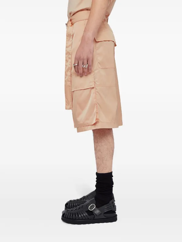 Jil Sander ベルテッド ショートパンツ | ピンク | FARFETCH JP Jil Sander ベルテッド ショートパンツ | ピンク | FARFETCH JP