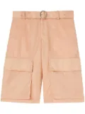 Jil Sander belted shorts - Pink