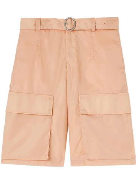 Jil Sander shorts con cinturón