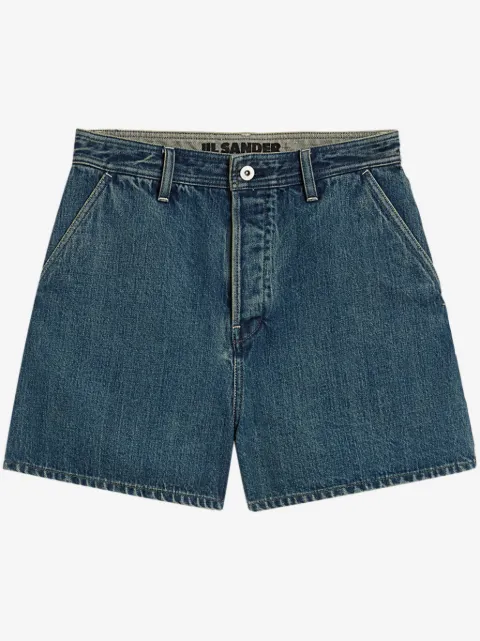 JIL SANDER+ high-rise denim shorts