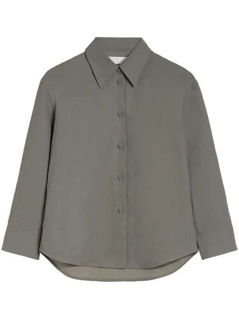 Jil Sander curved hem shirt