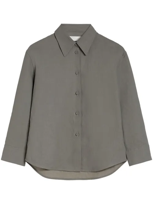 Chemise à ourlet incurvé - Jil Sander - Modalova