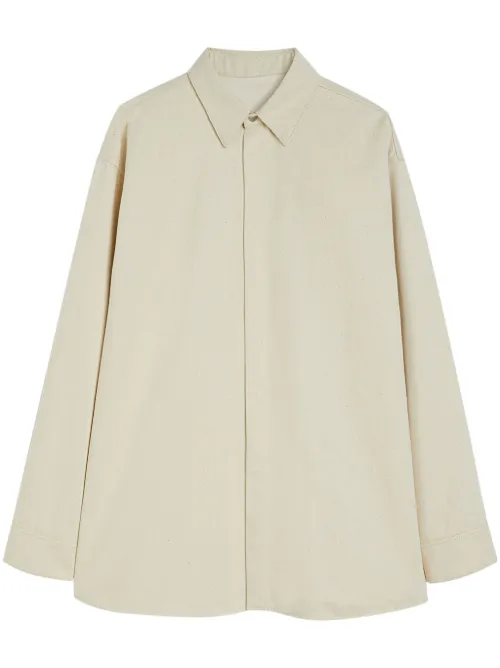 Chemise en jean à patch logo - Jil Sander - Modalova