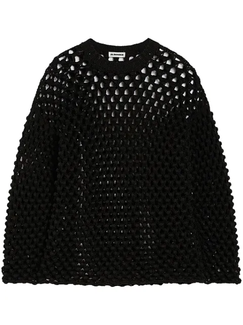 Jil Sander open knit sweater