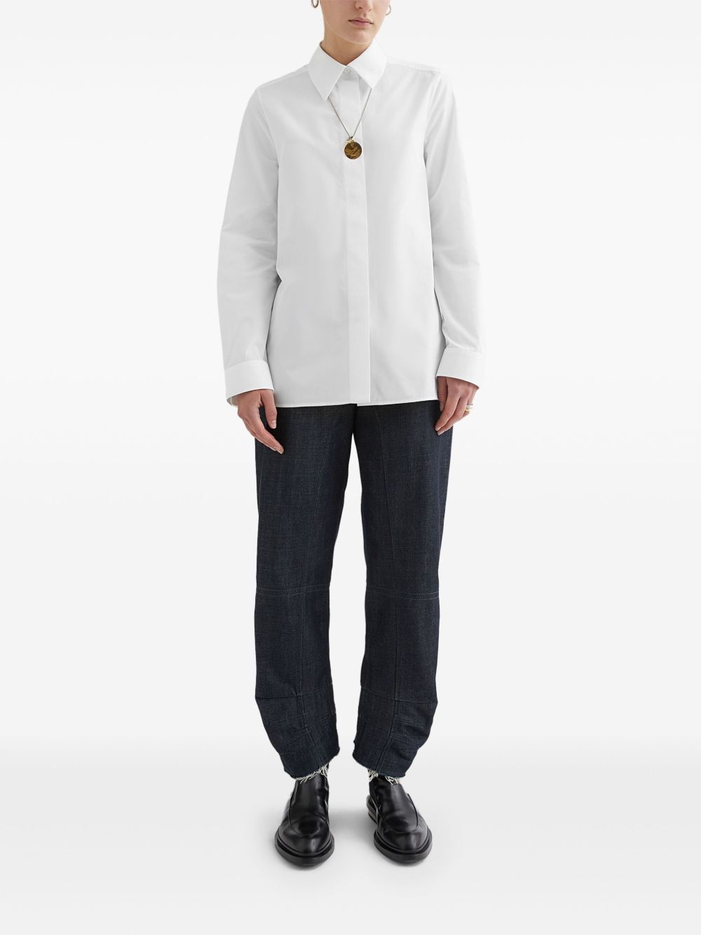 Jil Sander Monday blouse - Wit