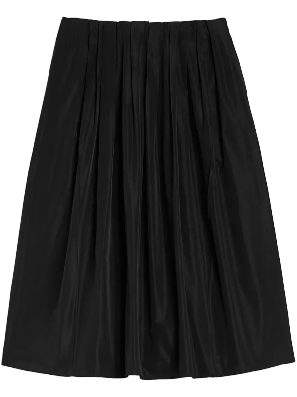 【未使用】ジルサンダー　プリーツスカート Jil Sander プリーツ スカート | ブラック | FARFETCH JP