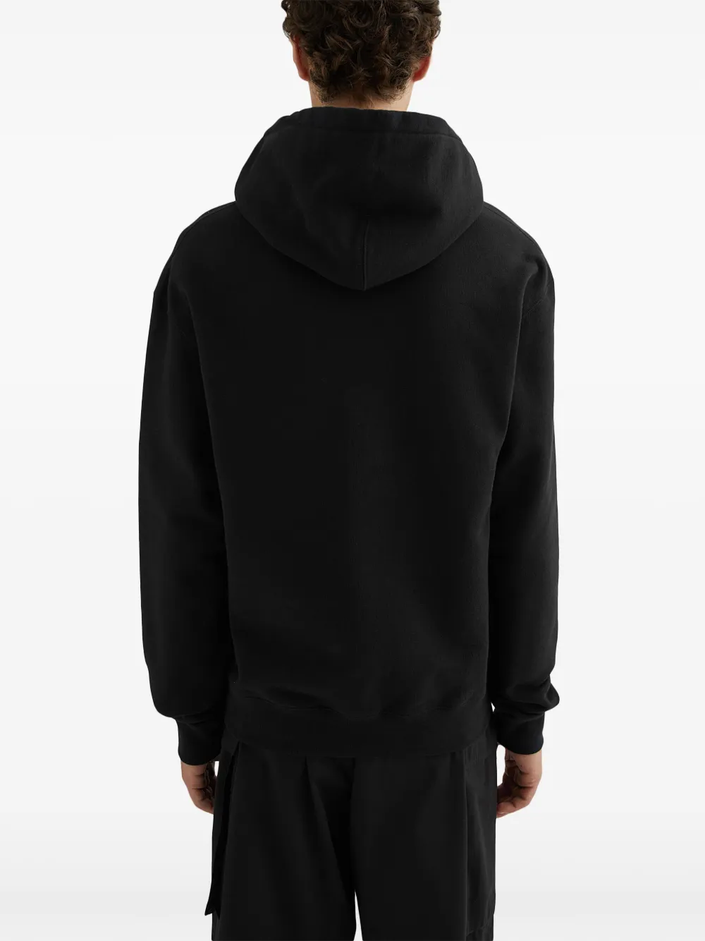 Jil Sander Hoodie met logoprint Zwart