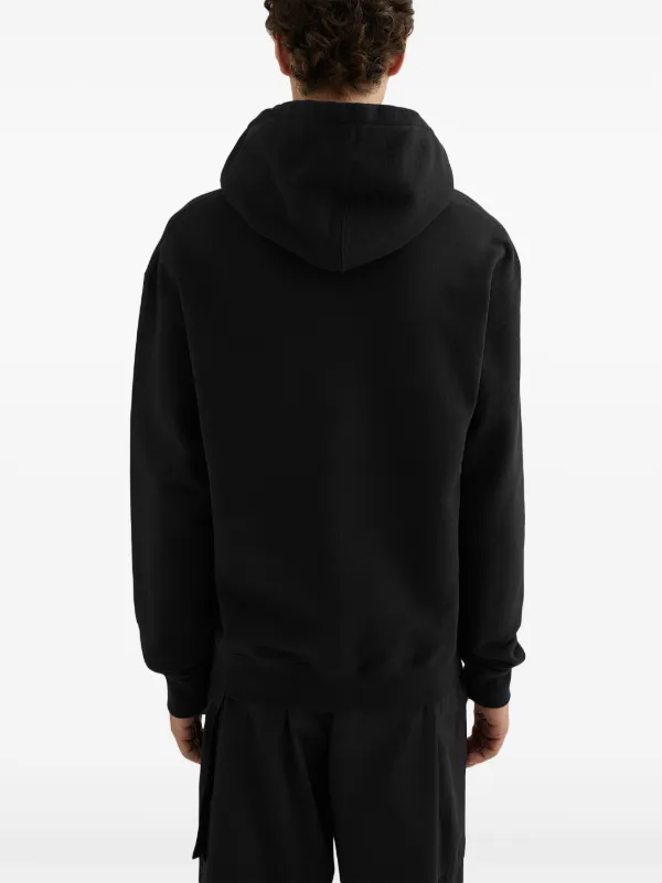 Jil Sander logo-print Hoodie | Black | FARFETCH