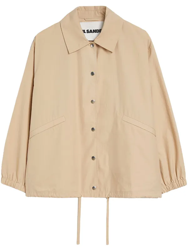 Jil Sander Logo-print Jacket in Neutrals